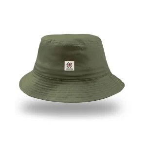 # Bucket in cotone twill - Olive